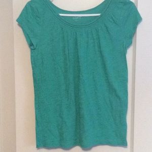 Loft Sea Green Short Sleeve T-Shirt Size M